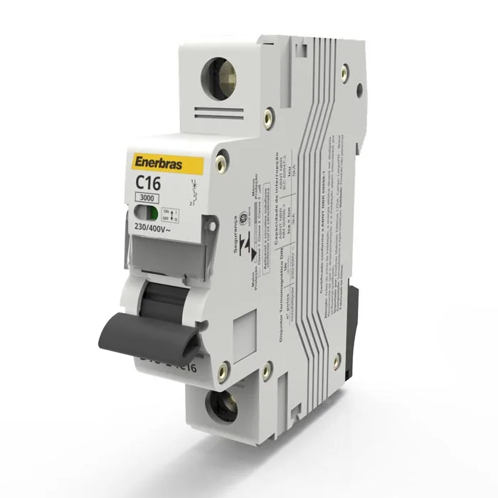 

Unipolar Circuit Breaker DIN C 16A Enerbrás Monopolar