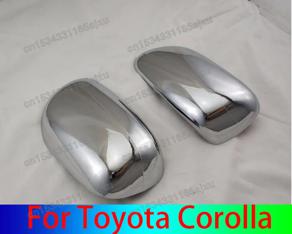 

Car styling for Toyota Corolla 2001 ABS Chrome Car Side Door Rear View Mirror Cover VIOS 2003 PROBOX SUCCEED