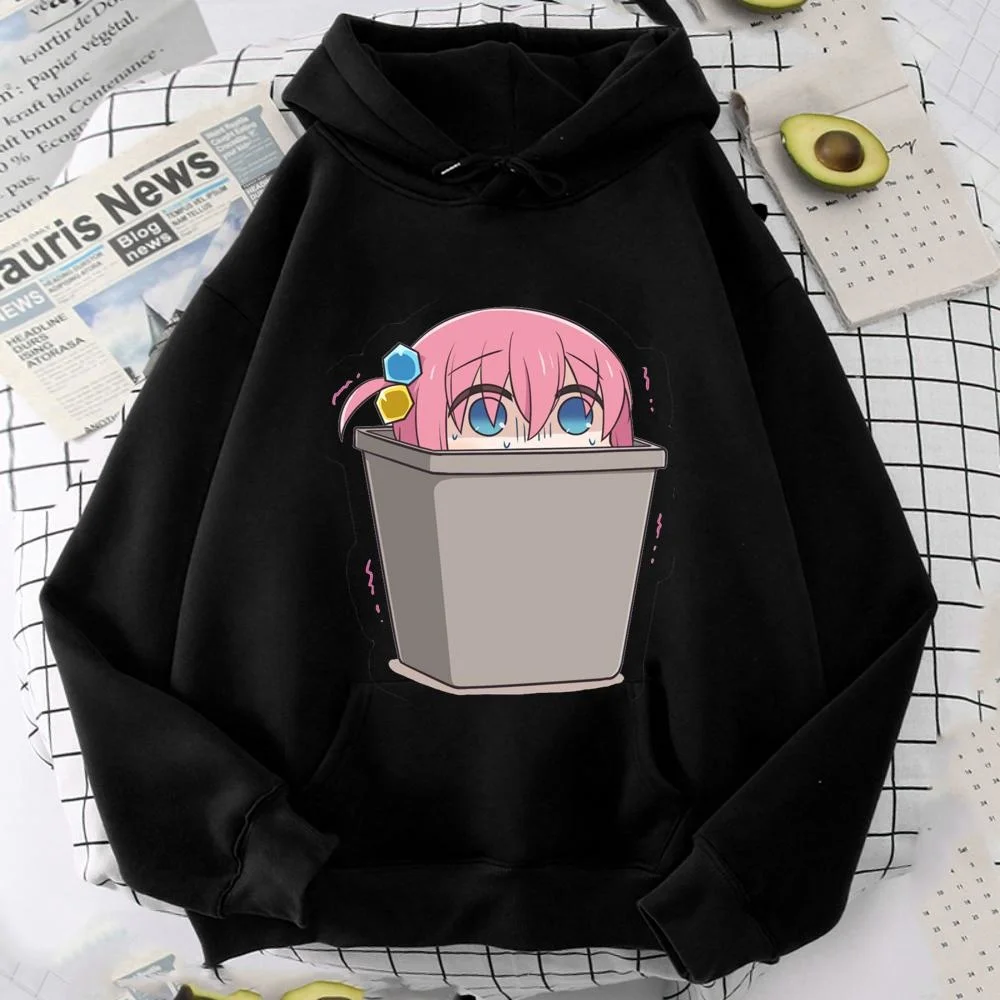 

Bocchi the Rock Manga Ryo hoodies women Fleece streetwear long sleeve top clothes Hood women japanese pulls