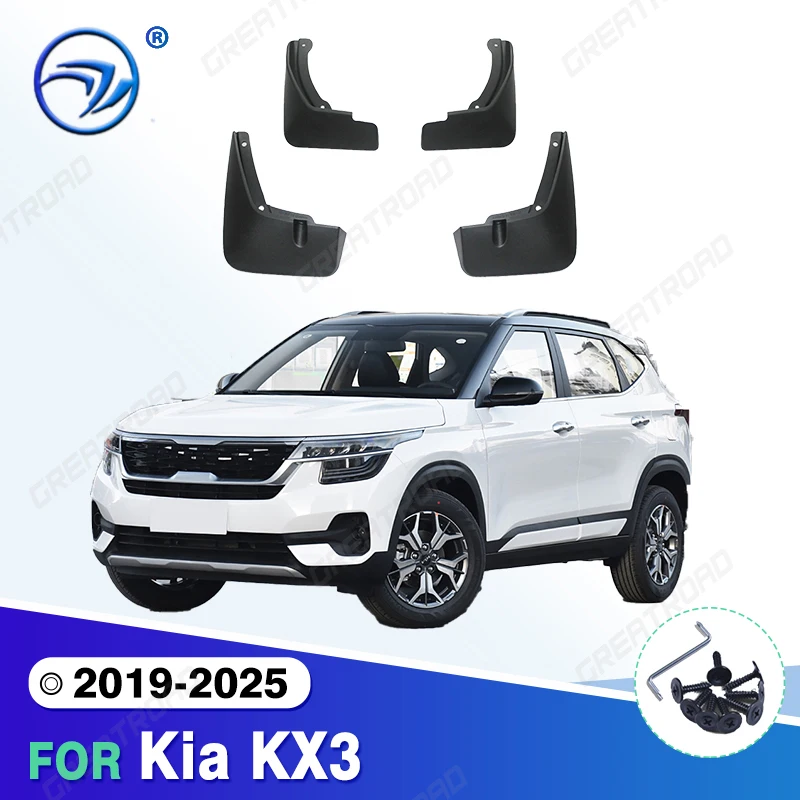 

Для Kia KX3 2019 2020 2021 2022 2023 2024 2025 брызговики на крыло брызговики брызговики автомобильные аксессуары