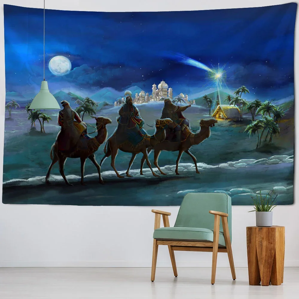 Рождественское украшение гобелен на стену рождественская елка для дома