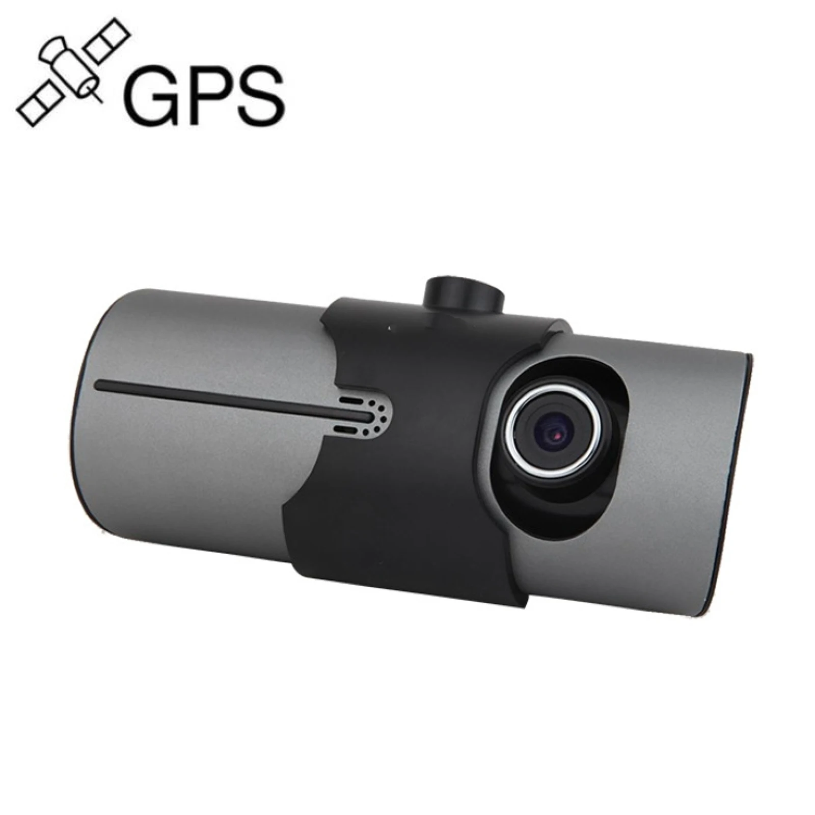 R300M Dual Lens GPS Driving Recorder HD Car Camera, Style: With 16G Card