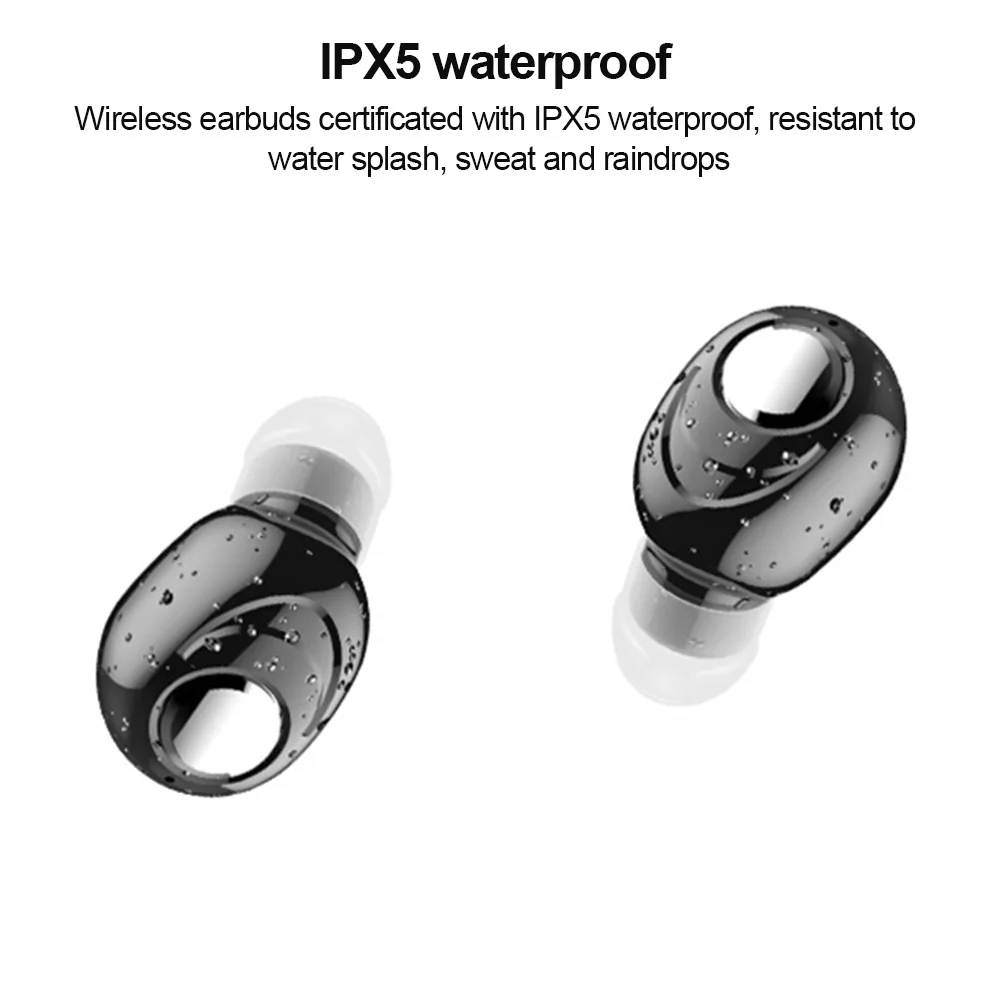

Waterproof Earbuds Sports Stereo Headset TWS Mini Wireless 5.0 In-ear L15 For Bluetooth Phone Xiaomi Samsung Huawei iphone