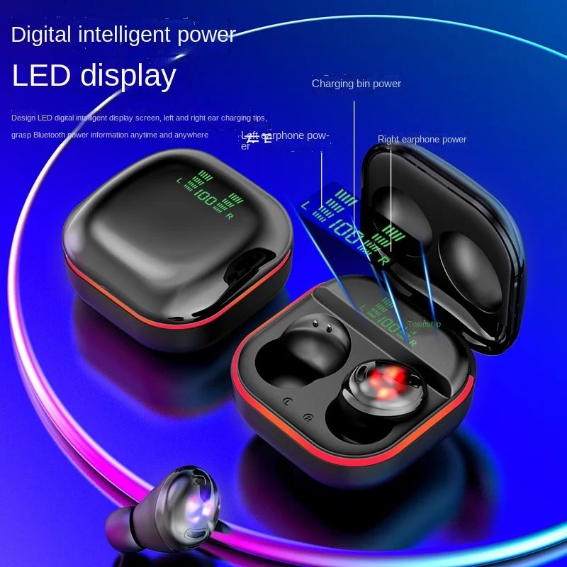 

Новая беспроводная Bluetooth-гарнитура S190 с сенсорным цифровым дисплеем, подходит для Xiaomi, Huawei и Apple