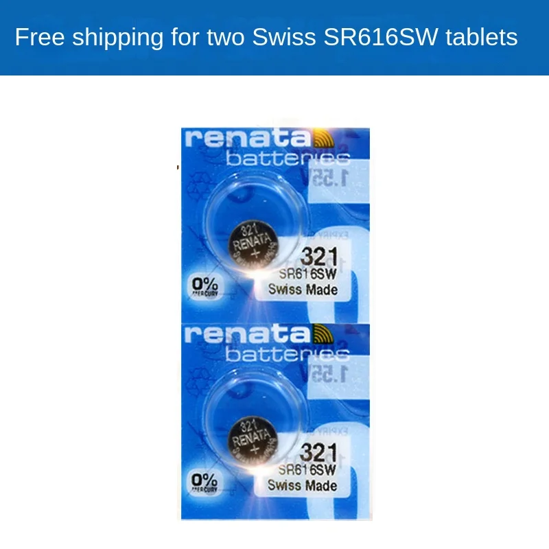 

for Swiss Renata Silver Oxide Watch Battery Sr616sw 1.55V Genuine for Free Shipping Two Tablets Price