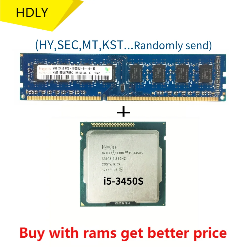

DDR3 2G 1333Mhz with i5-3450S 2.8GHz Quad-Core CPU Processor 6M 65W LGA 1155