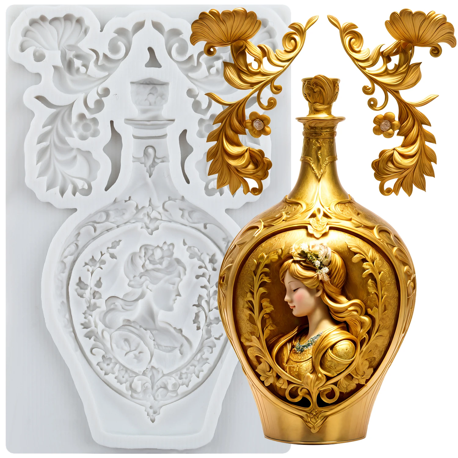 

Силиконовые формы для вазы Mujiang