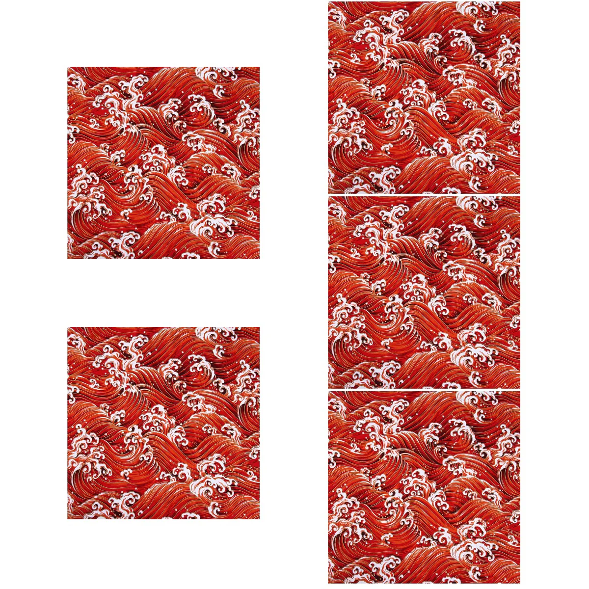 

5x Hand Packing Cloth Decor Handkerchief For Japanese Type Packing Cloth for Wrapping Home Packaging Party