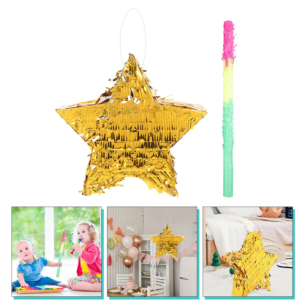 

Star Pinata Golden Birthday Pinata Cinco De Mayo Party Supplies Pinata Sugar Filled For Carnivals Birthday Mexican Fiesta Party