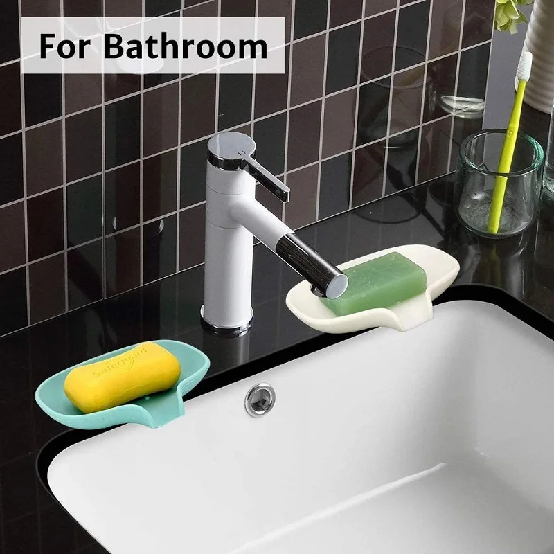 

Diversion type soap box drainage silica gel soap box household creative bathroom washstand anti-skid drainage soap holder