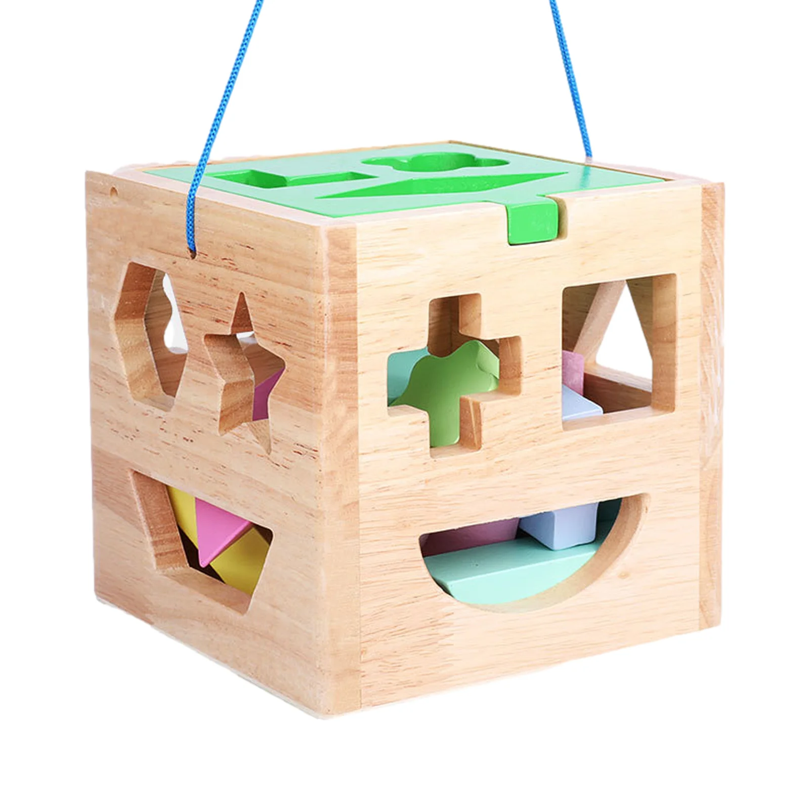 

Shape Sorter Learning Toys Shape Sorting Cube With 15 Holes Sorting Toys Learning Matching Game Preschool Educational Learning