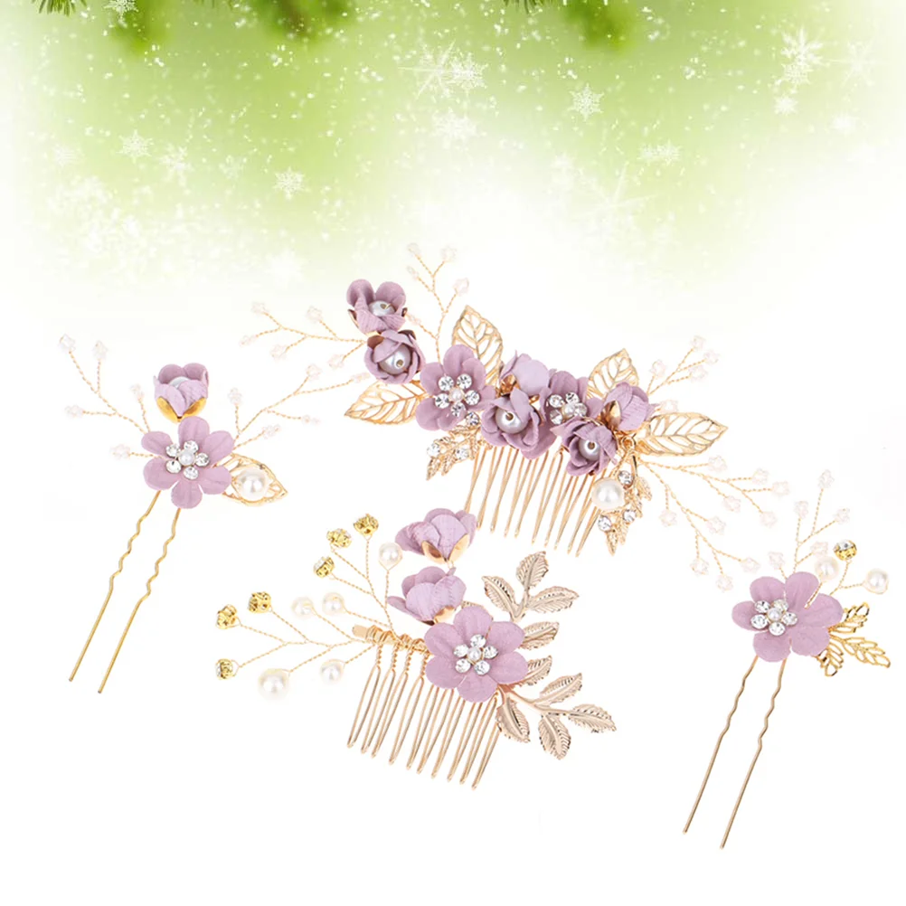 

Свадебные аксессуары для волос гребень для невесты набор цветов для невесты заколка для невесты цветочный жемчуг женские гребни боковые де...
