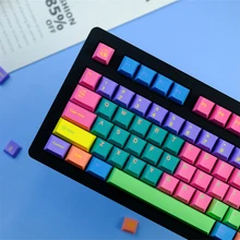 129 Keys Trench Coat Cherry Profile PBT Double Shot Key Caps for Cherry Gateron MX Switches Gamer Mechanical Gaming Keyboard