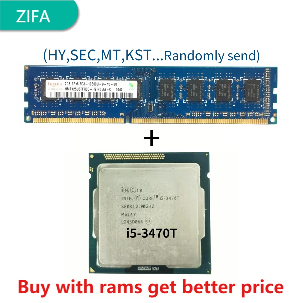 

DDR3 2G 1333 МГц с процессором i5-3470T 2,9 ГГц 3M кэш LGA 1155 i5-3470T ЦП