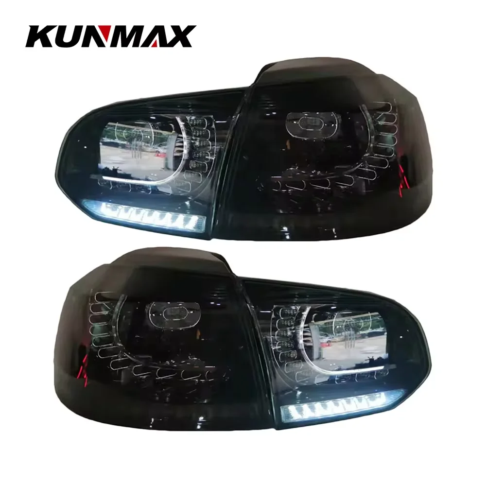

Стайлинг автомобиля, Задняя деталь в сборе для VW GOLF6 mk6 R20 2008-2013, тормоз, мерцание текущей воды с поворотным сигналом