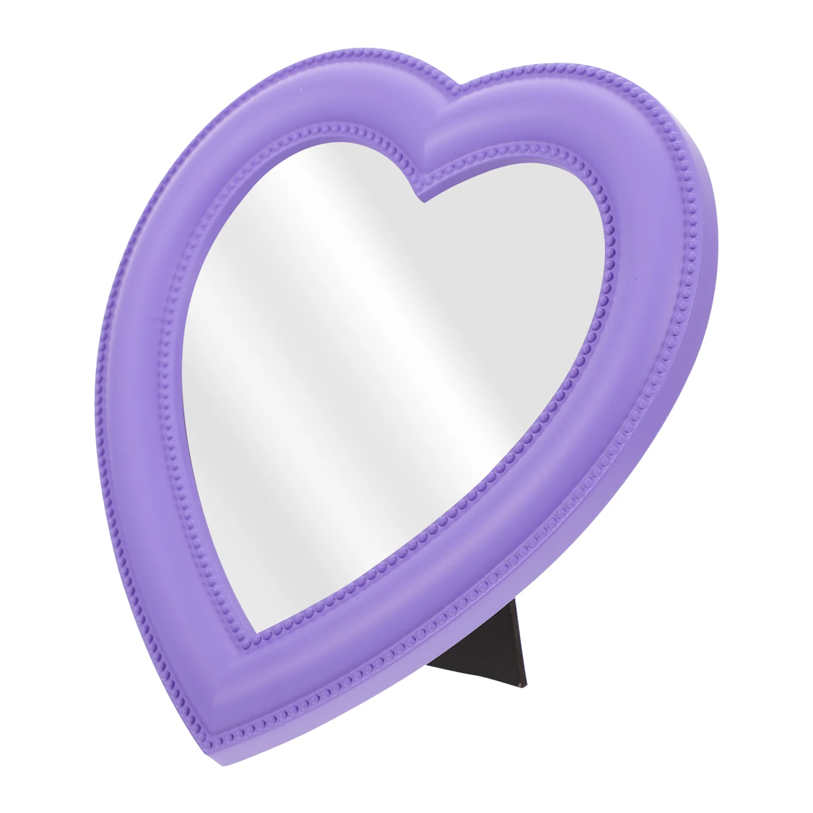 

Mirror Heart Makeupwall Vanity Tabletop Shaped Table Desk Desktophanging Travel Stand Shape Beauty Mirrors Dressing