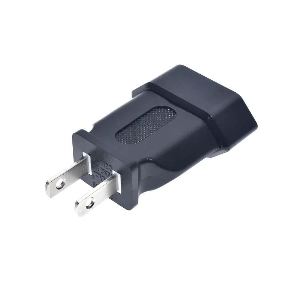 

Дорожный адаптер US с 2 плоскими контактами типа А, адаптер питания переменного тока, европейская розетка CEE7/16 к NEMA 1-15P 250 в 10 А