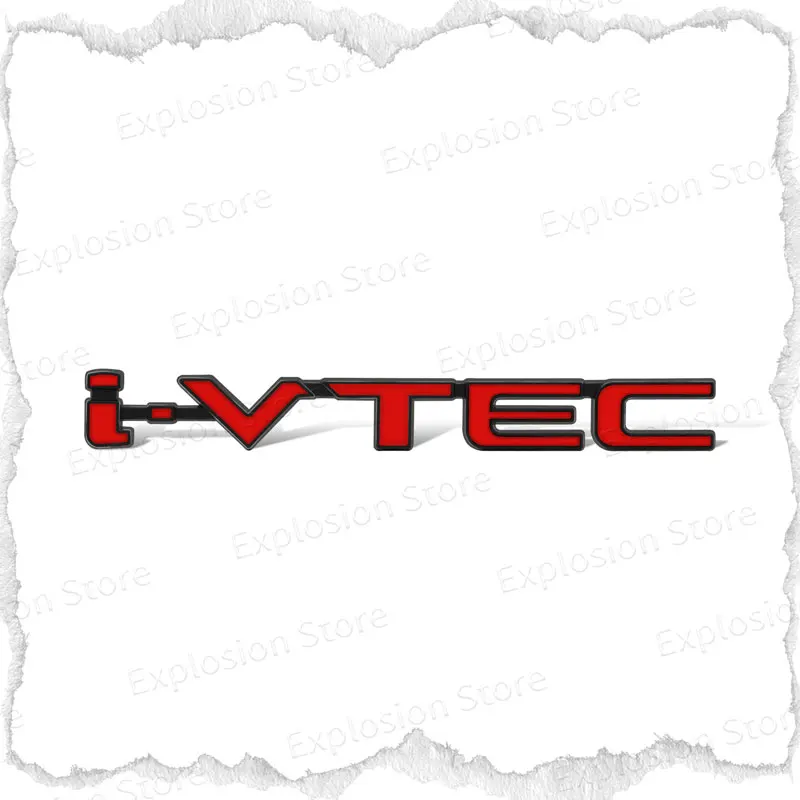 

3D Chrome Metal I VTEC/VTEC Logo Эмблема автомобильное крыло Badge Задняя деталь для Honda Civic CRV Accord Spirior наклейка на багажник
