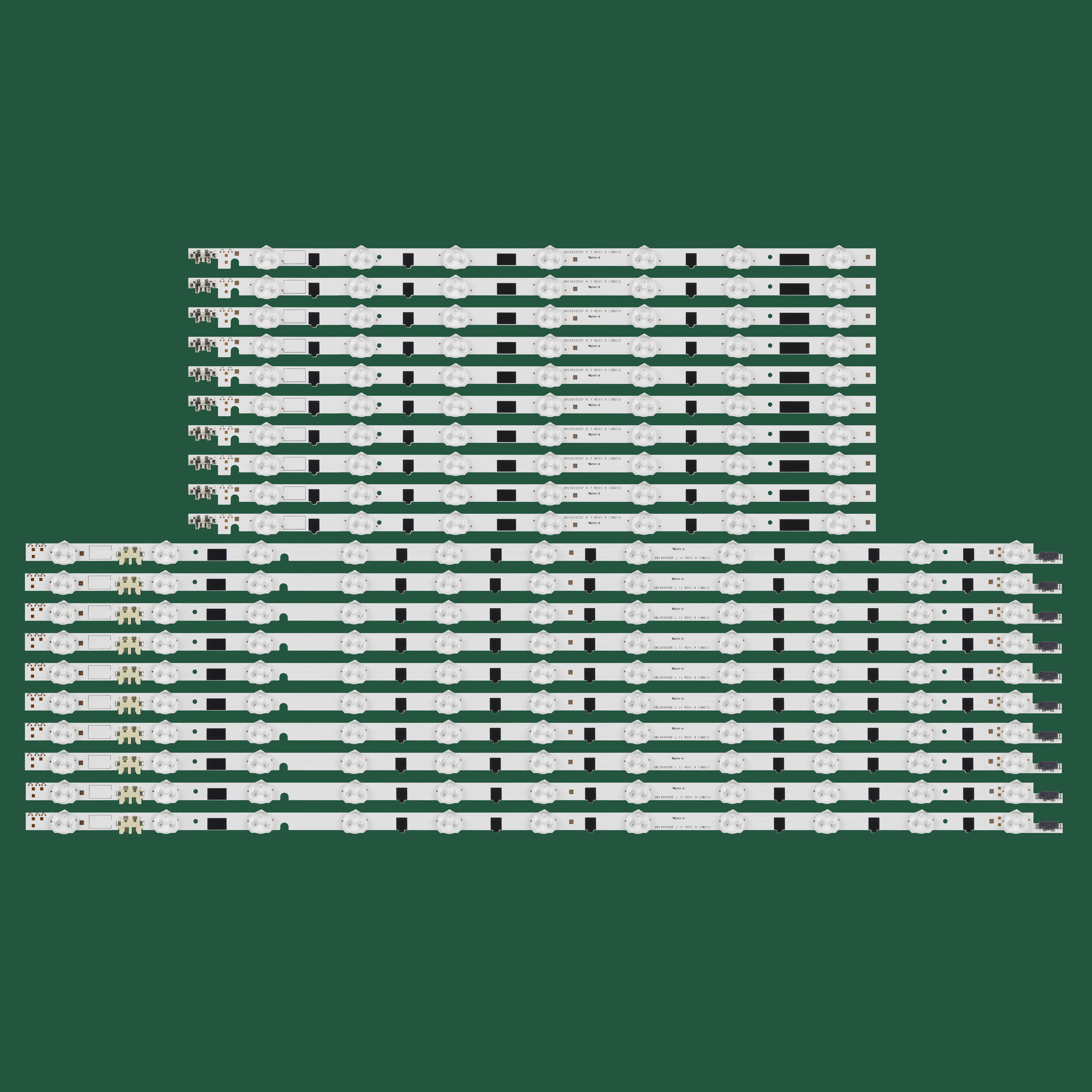 LED backlight strip(20) For Samsung UA55F6300 UN55F6400AF UA55F6400AJ UE55F6670SB D2GE-550SCA-R3 D2GE-550SCB-R3 2013SV55F R 7