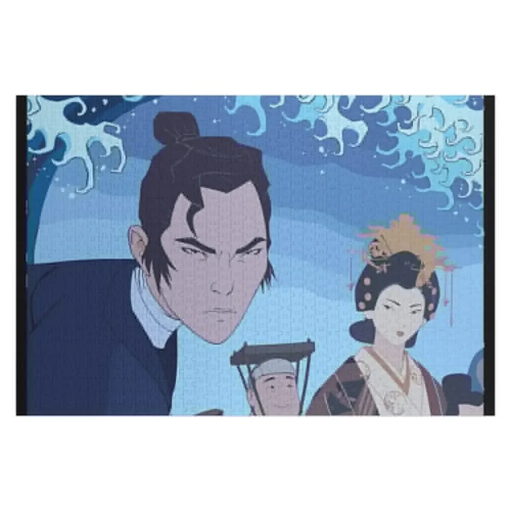 Голубой глаз самурай головоломки кусочки для взрослых подарки на заказ