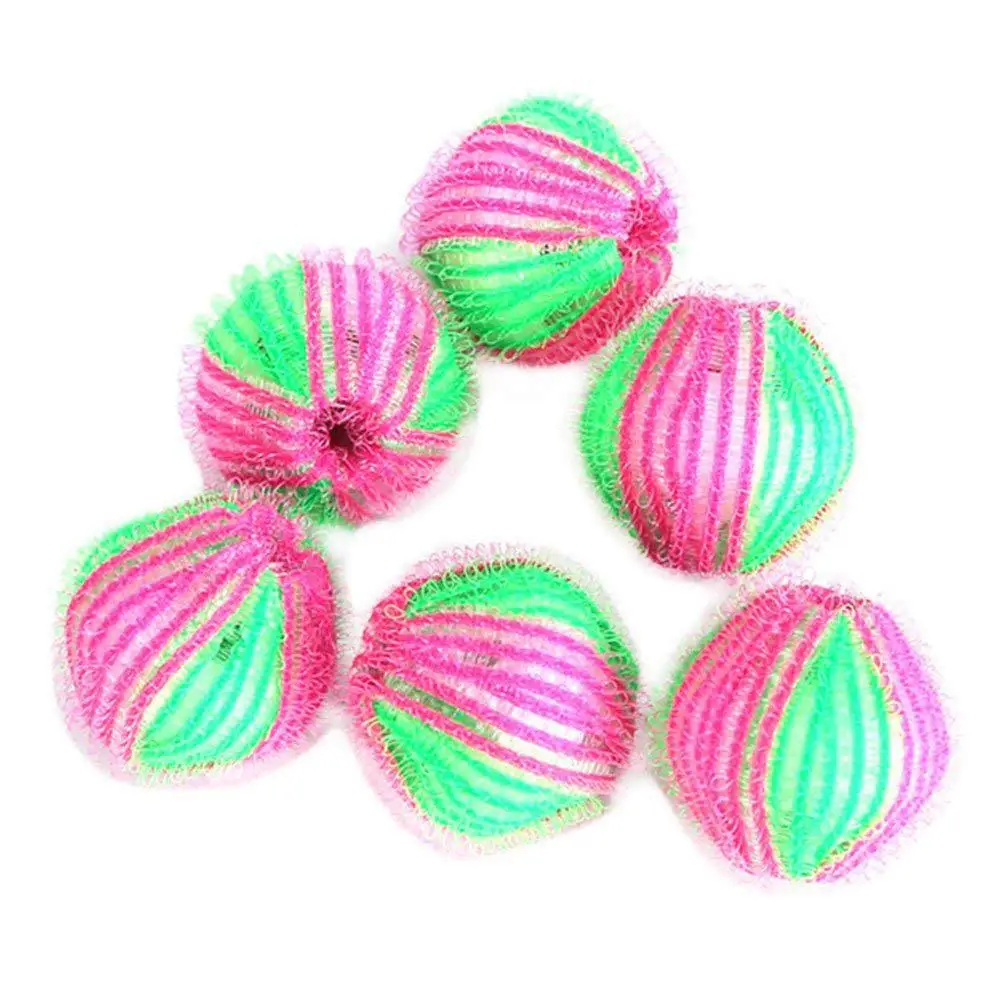 

6PCS Magic Laundry Ball Hair Removal Decontamination For Household Cleaning Washing Clothing Hair Pulling Cleaning Balls