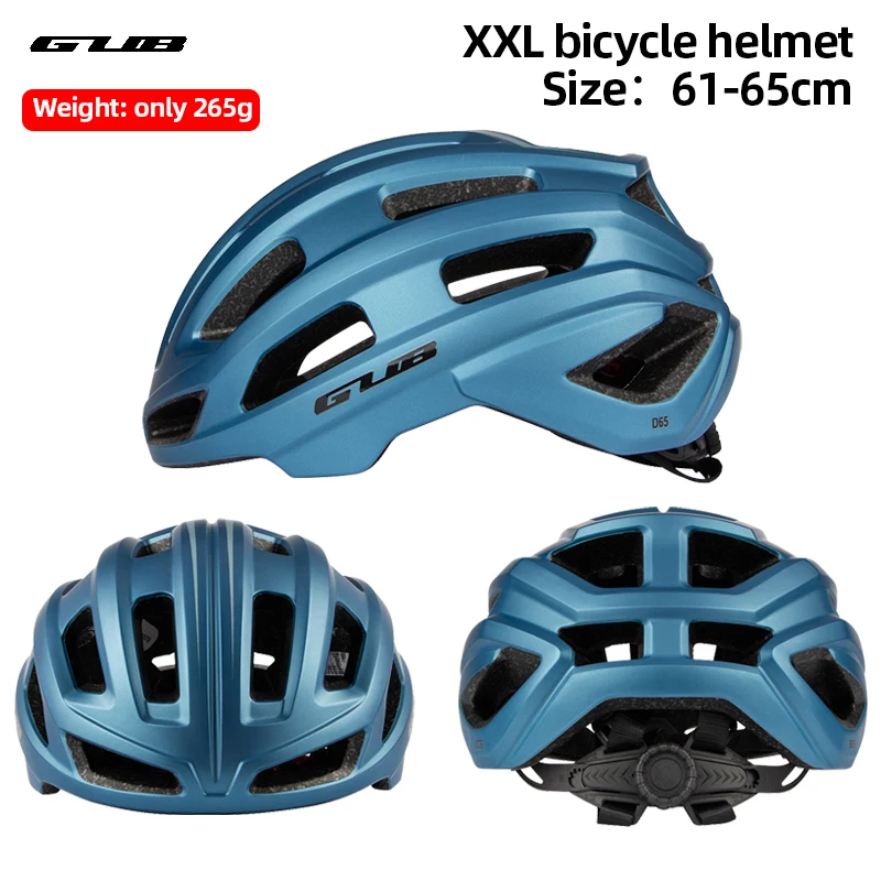 

GUB 61-65cm XXL Men's Road Bicycle Helmet 265g Ultralight Female Bike Helmet Cycling Mtb Outdoor Breathable PC+EPS Hard Shell