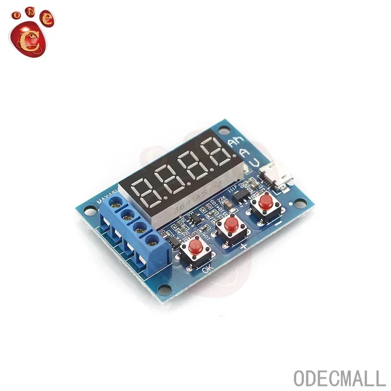 ZB2L3 Battery Tester LED Digital Display 18650 Lithium Power Supply Test Resistance Lead-acid Capacity Discharge Meter
