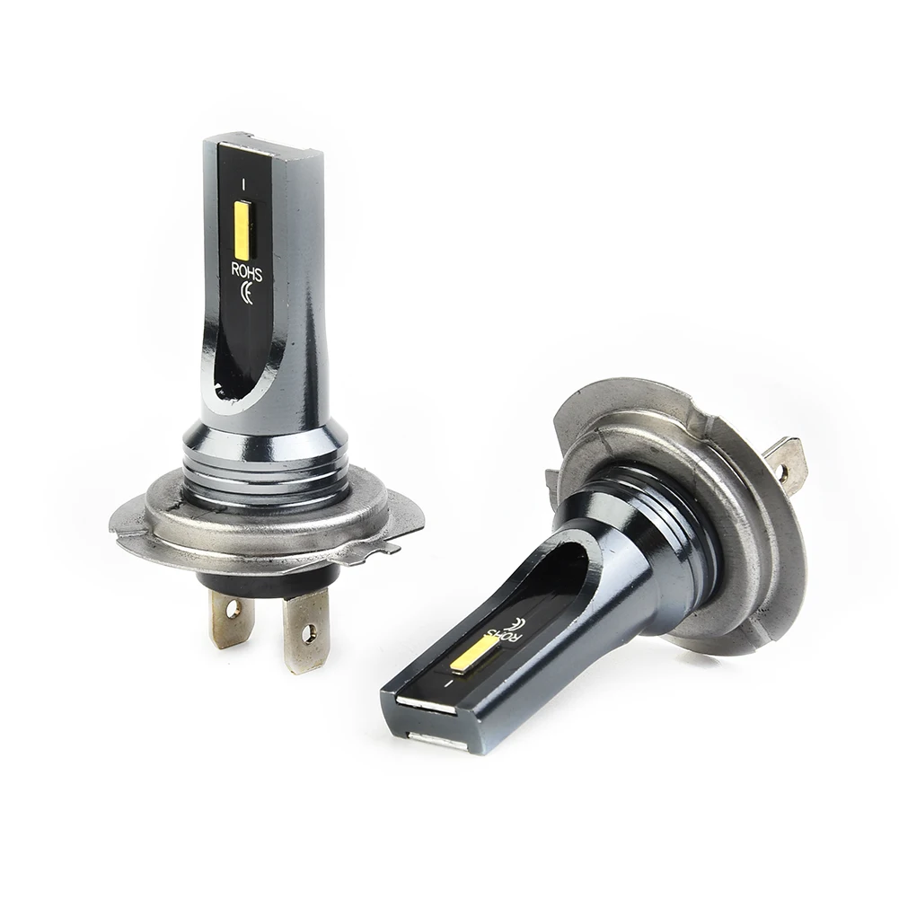 Автомобильные светодиодные фары постоянного тока 12 В-24 В H7 желтый 120 Вт 2 шт./компл.