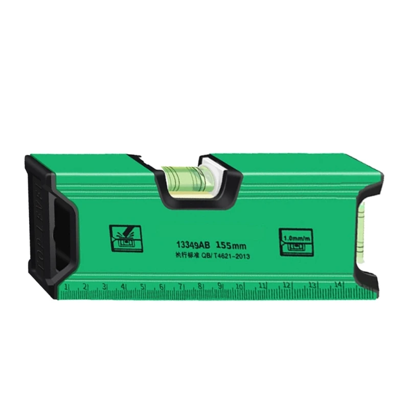 Карманный уровень Spirits Bubble Leveler с магнитным основанием Горизонтальная линейка