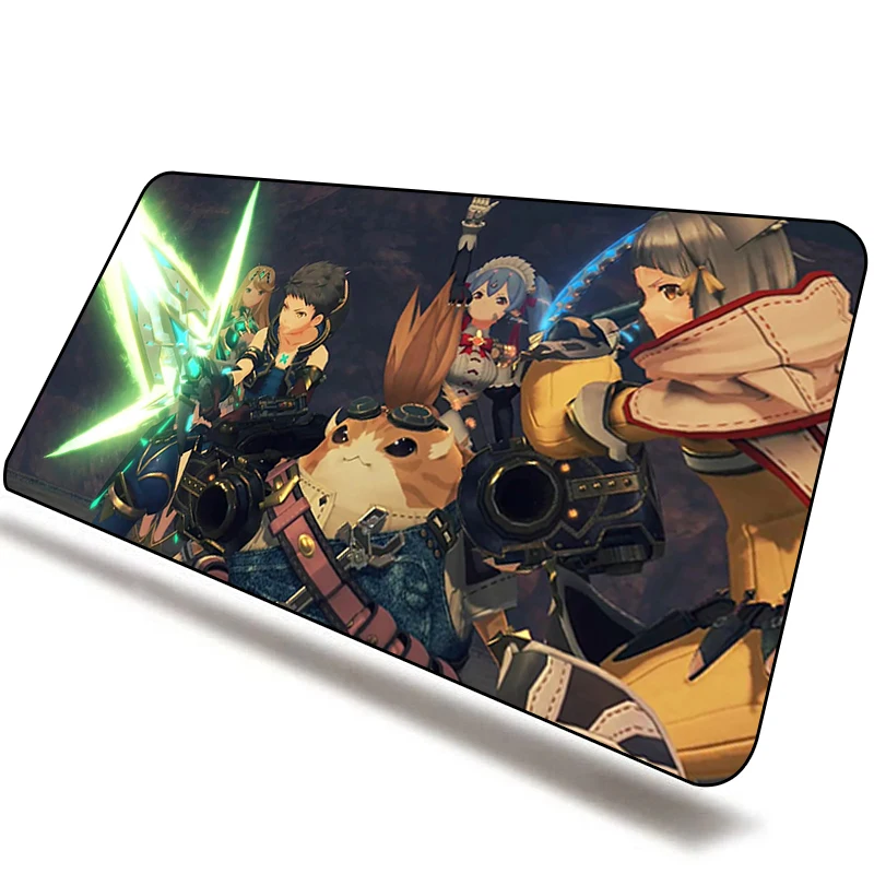

Gamer Keyboard Xenoblade Chronicles Computer Table Large Mouse Pad Anime Deskmat Pc Cabinet Desk Accessories Gaming Laptops Rug