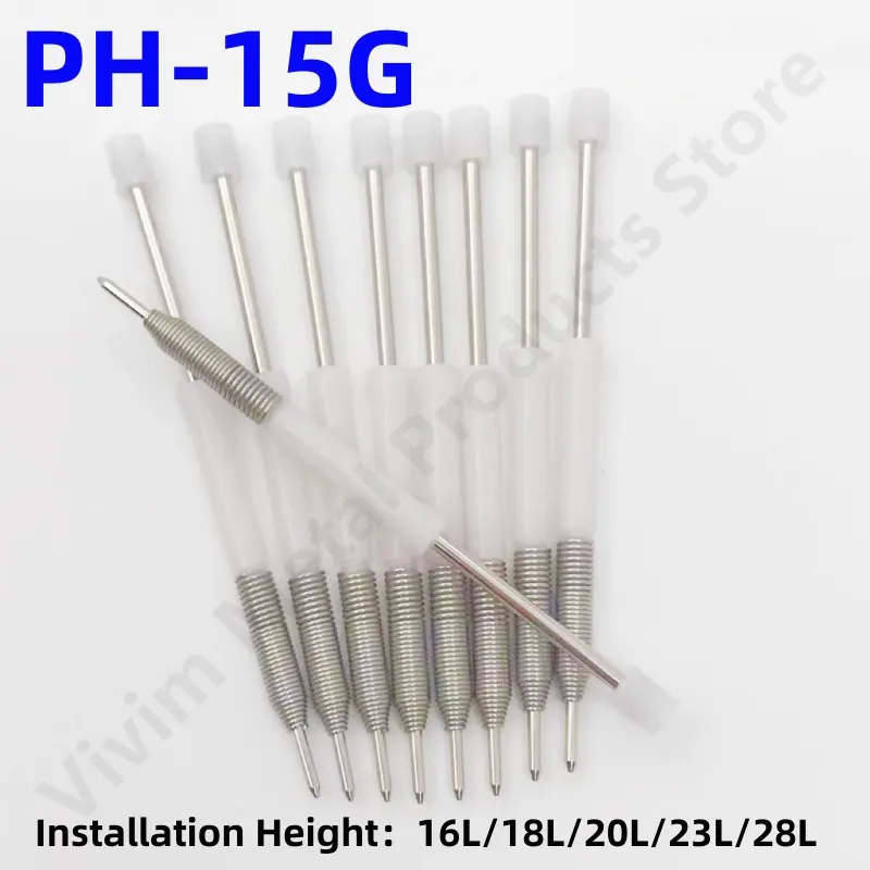 

20/50PCS PH-15G 16L 18L 20L 23L 28L Length PCB Spring Test Probe ICT Test Probe Test Pin For PCB Test G Head G Tip Dia 3.2mm