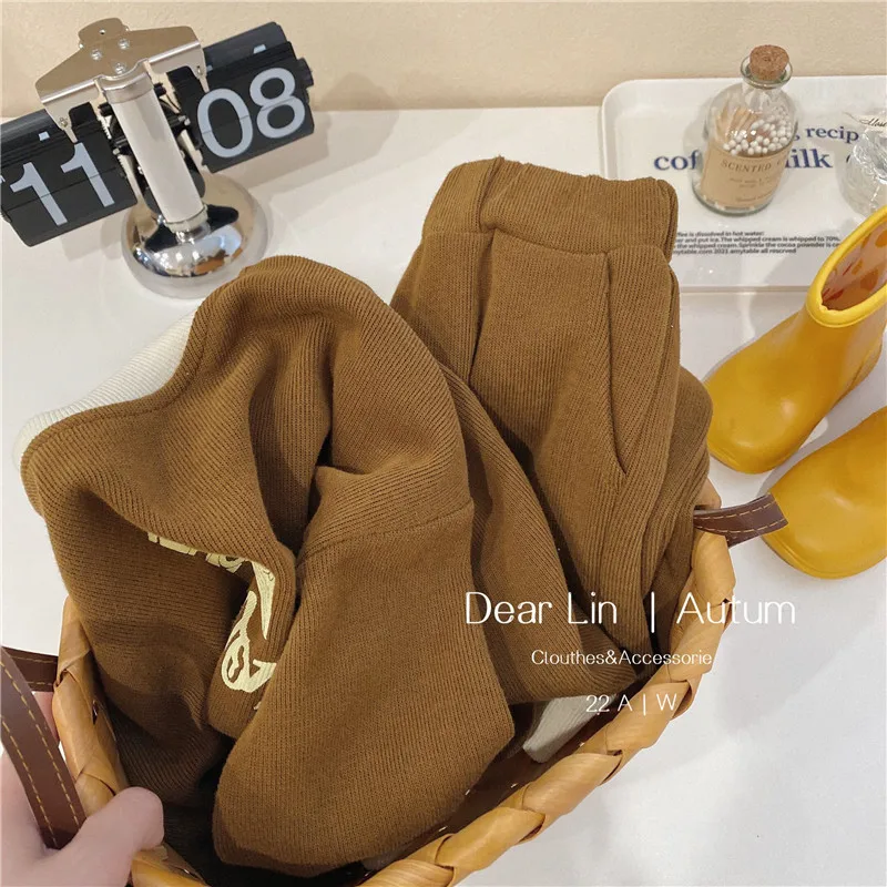 Детская одежда Duoya из Южной Кореи весна и осень детская Милая Толстовка