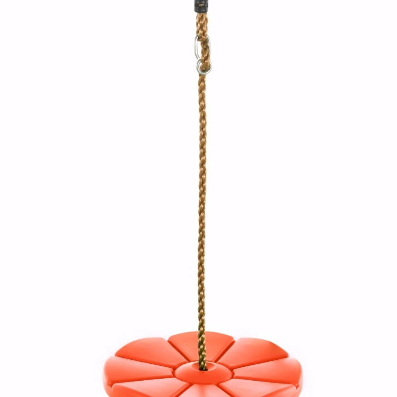 

Machrus Cool Disc Swing With Adjustable Rope - Fully Assembled - Orange