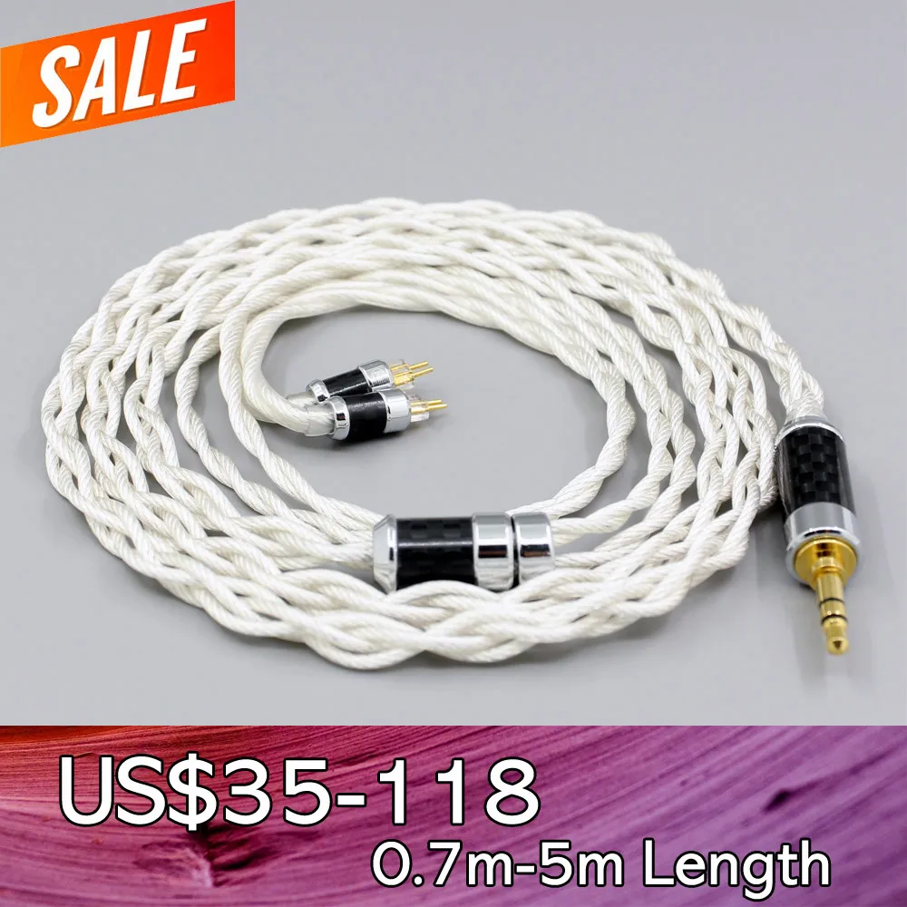 

Graphene 7N OCC Silver Plated Type2 Earphone Cable For DUNU DM480 DM-480 SA3 SA6 Gorilla Ears Noble Audio Lime Ears