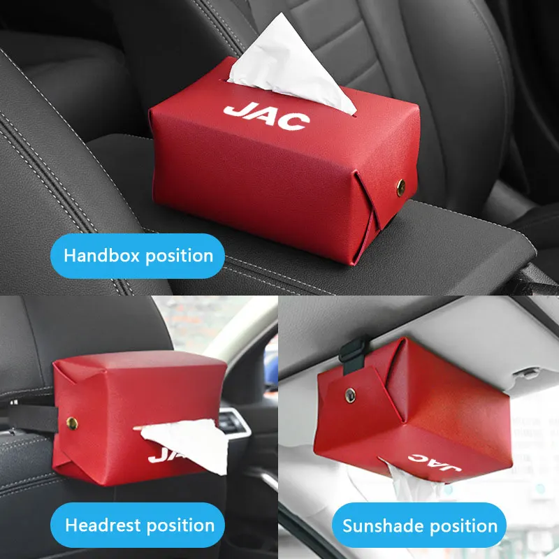 

Leather multifunctional storage box tissue box For JAC Refine J3 J4 J7 JS2 JS3 JS4 KR1 S2 S3 S4 S5 S7 Vapour T8 car Accessories