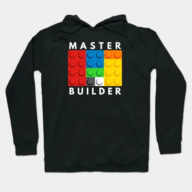 

Master Builder Hoodie Lego DIY Hoodies Graphic Sweatshirts Ladies Y2k Long Sleeves Unisex M-5XL