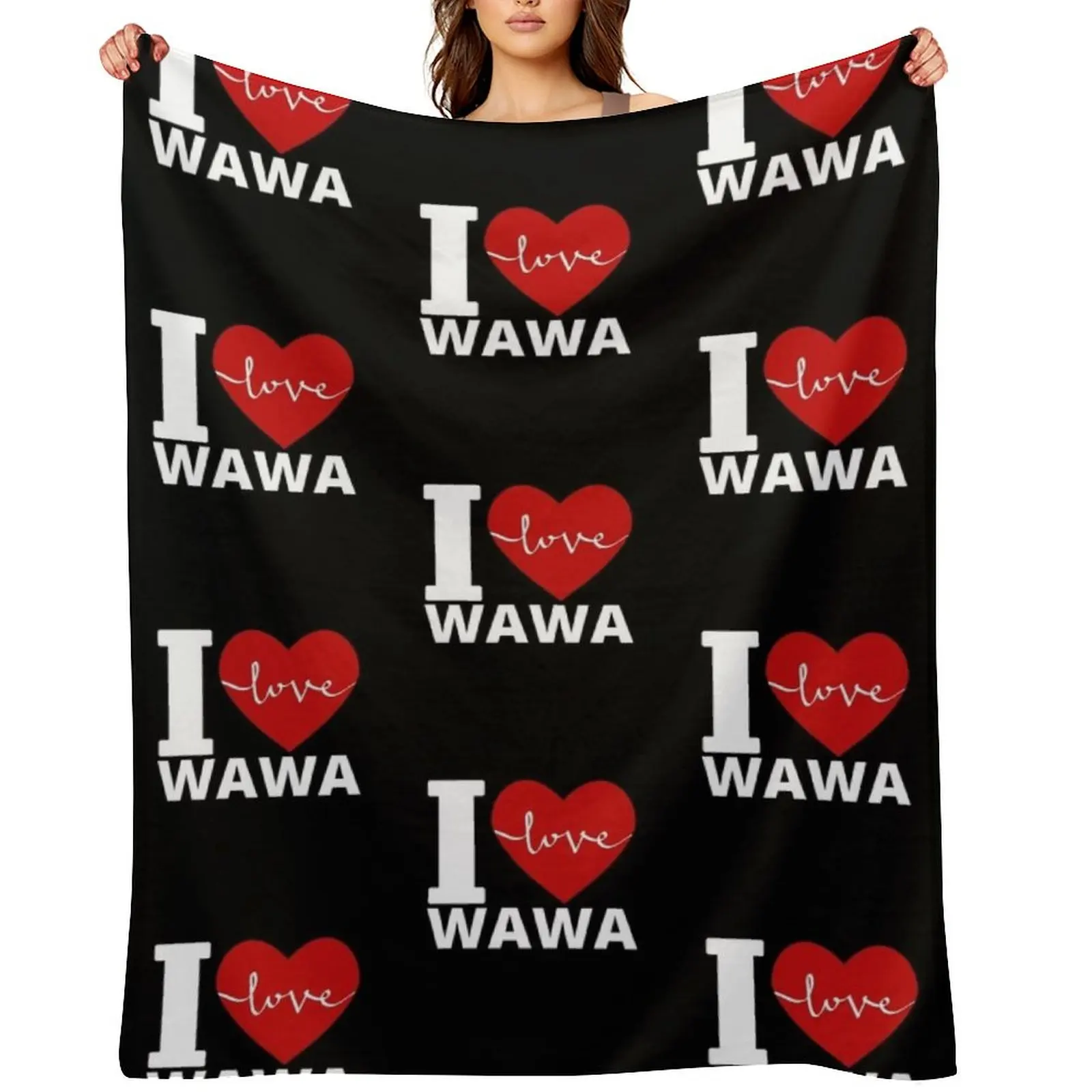 Фото Плед I LOVE WAWA, одеяла для диванов, роскошные одеяла для диванов, одеяла №2