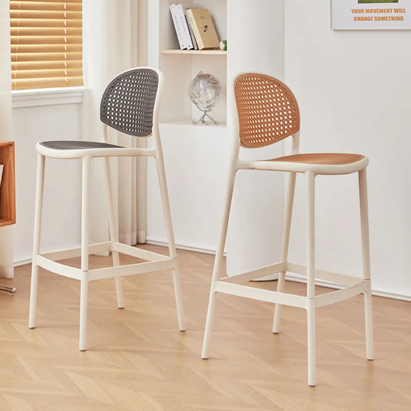 Дизайнерские расслабляющие высокие барные стулья пластиковые легкие