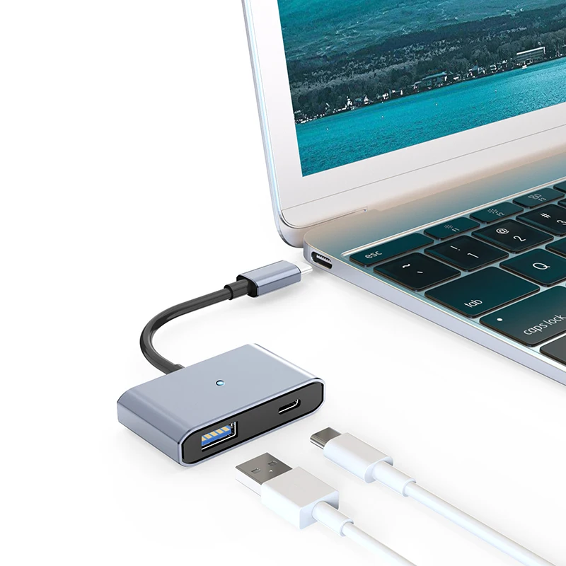 3 в 1 USB Type-C хаб TF SD кардридер для Iphone Ipad Универсальный планшетный телефон OTG