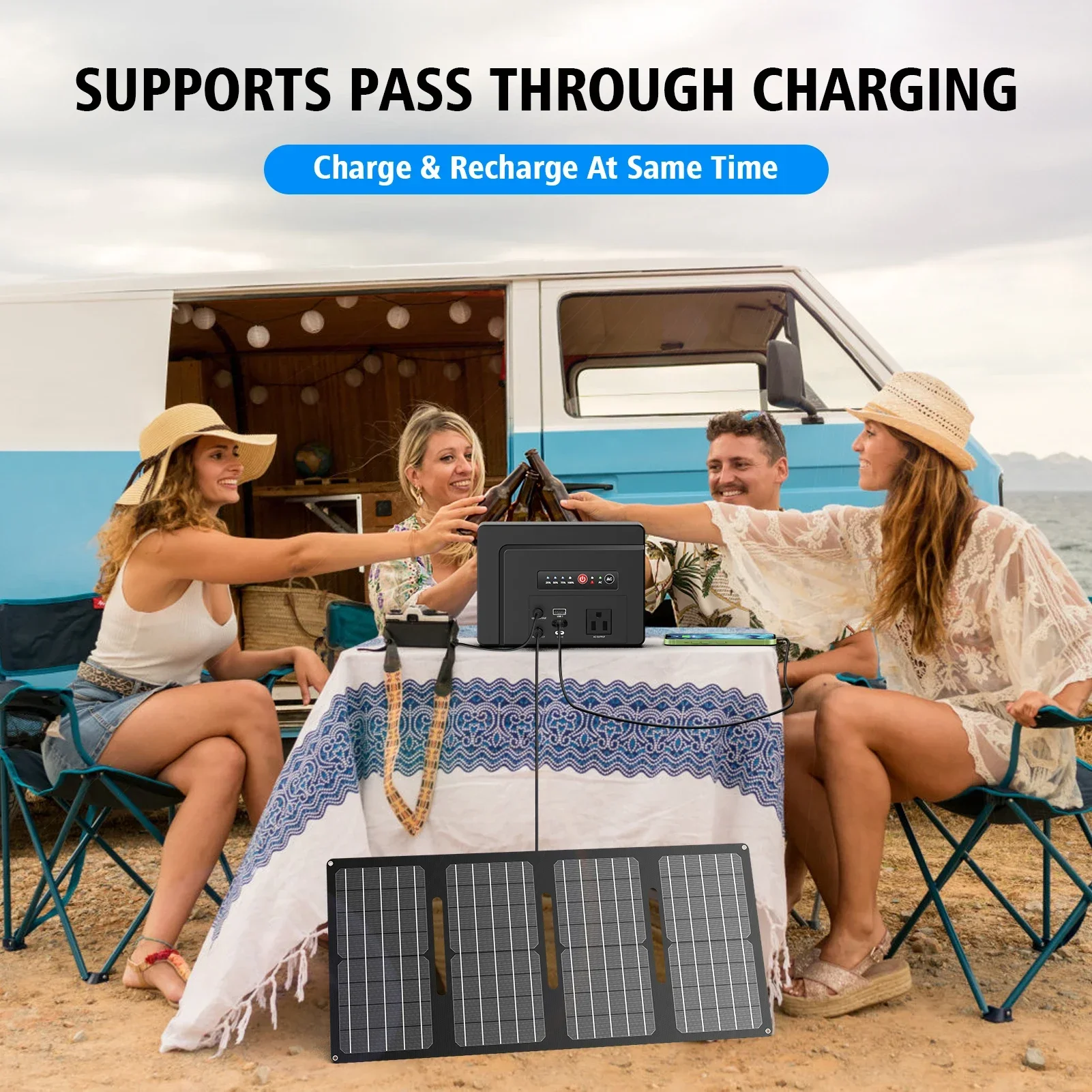 Портативное зарядное устройство для мобильного телефона 26400 мАч PD65W Powerbank 100 Вт AC