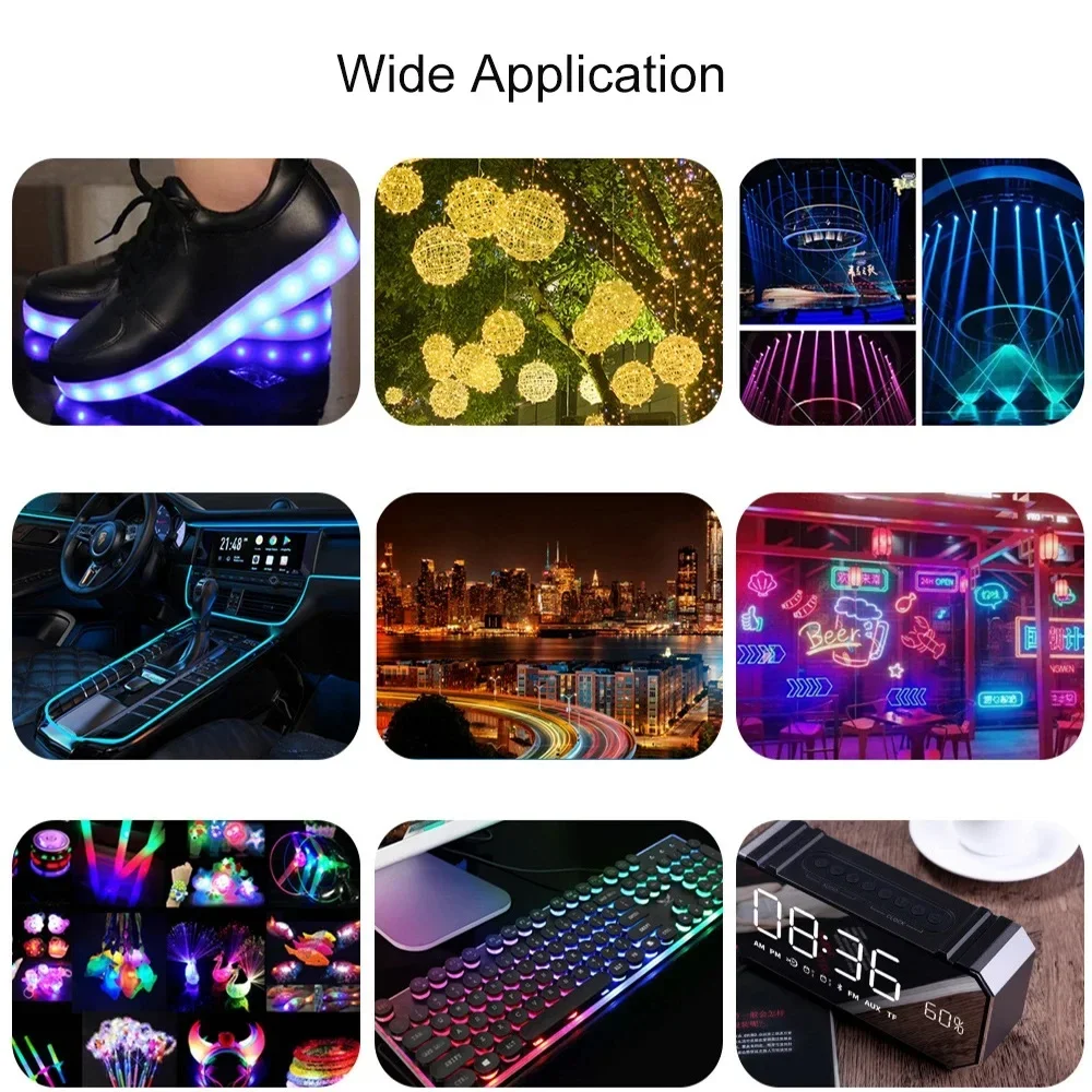 100 шт квадратный флуоресцентный диод 2*5*7 мм Флуоресцентный красный желтый