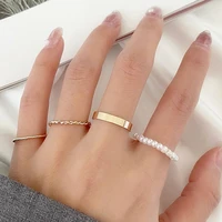 wholesale womens ring 4pcs 1set mini knuckle rings jewelry accessories