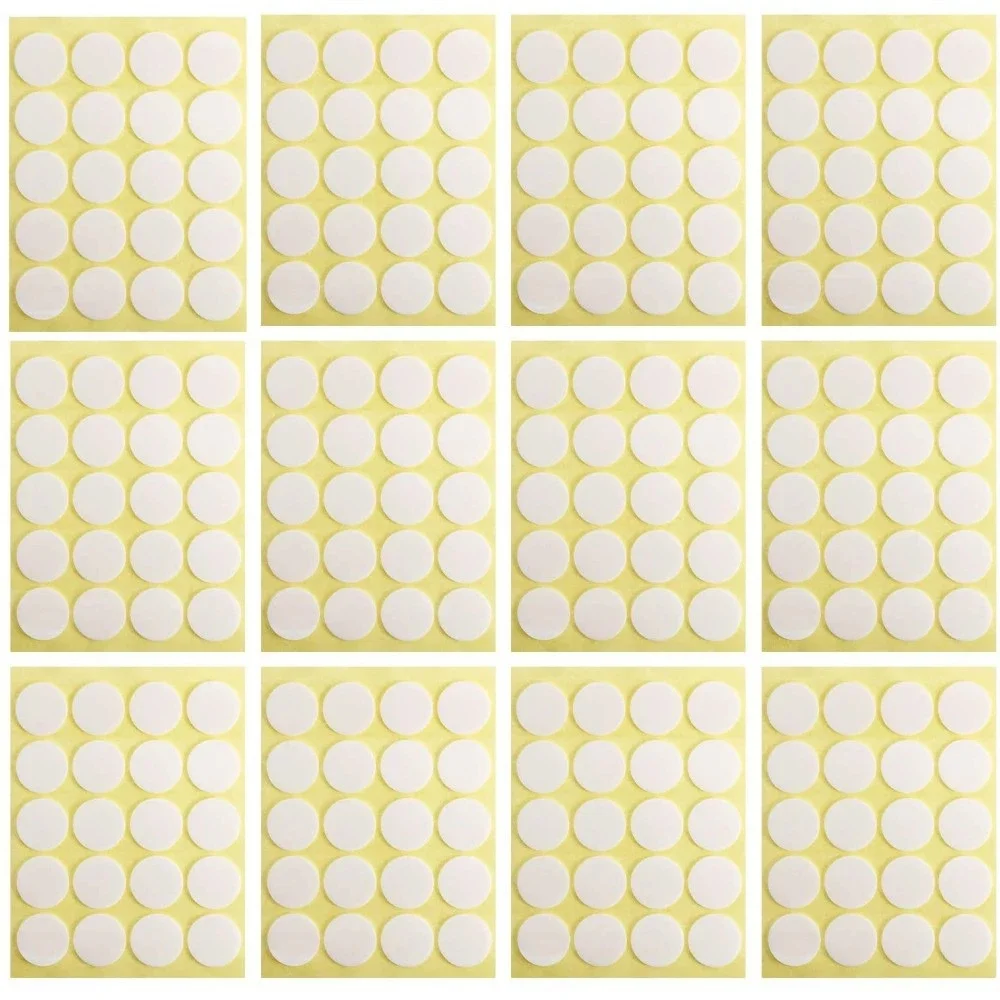 50 листов двусторонние наклейки для свечей фитиль пенопласт воска фиксированная