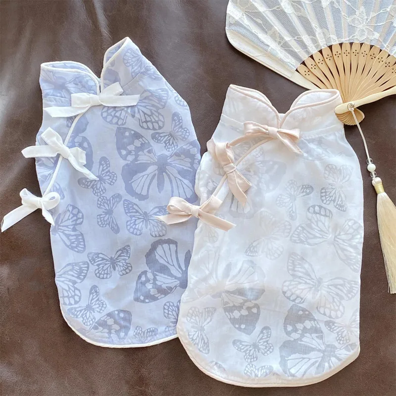 

Новинка 2022, милая Одежда для собак, летняя безрукавка для кошек, пальто, рубашка для щенка, Йорка, померанского Ших, Tzu, Мальтийского пуделя, б...