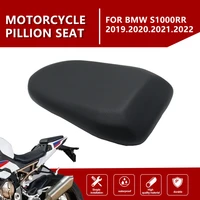 motorcycle rear passenger seat for bmw s 1000 rr s1000 rr s1000rr 2019 2020 2021 2022 leather cushion seats black