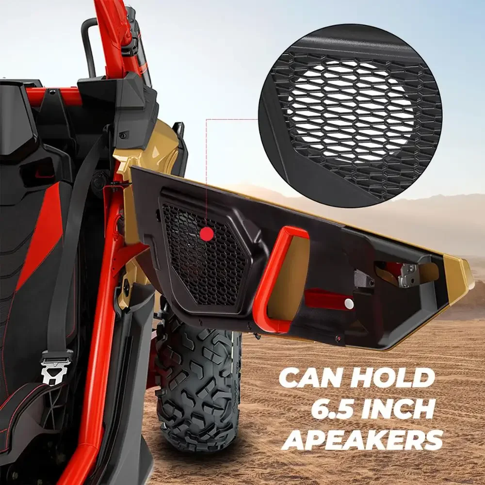 6 5-дюймовые передние верхние дверные динамики KEMIMOTO UTV для Can Am Maverick X3 MAX Turbo R 2/4