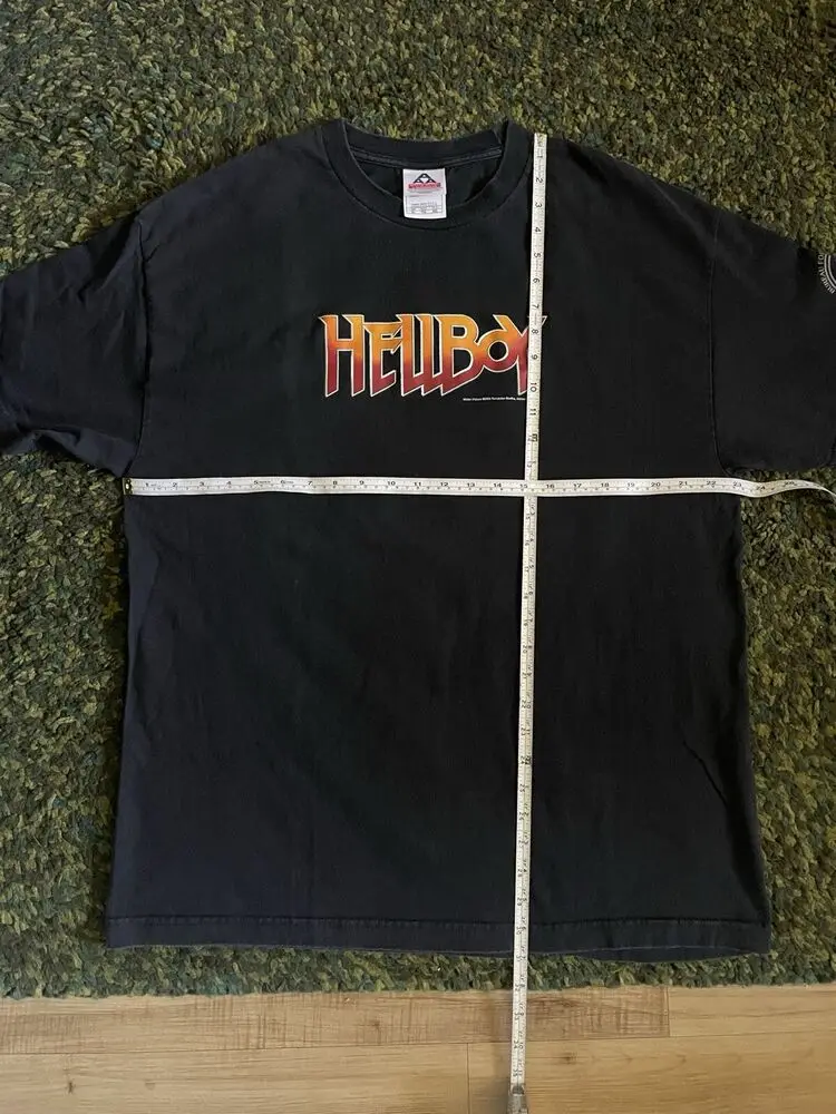 Винтажная промо-рубашка 2004 с биркой ААА Hellboy размер XL 23x30 5