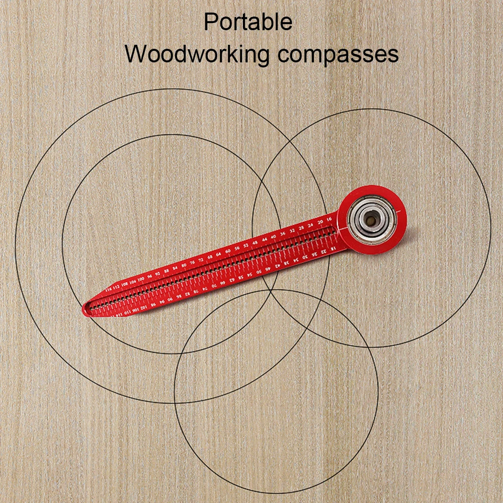 

Woodworking Drawing Compass Circular Drawing Tool Measurement Tool High Precision Woodworking Scribe Gauges Industrial Drawing