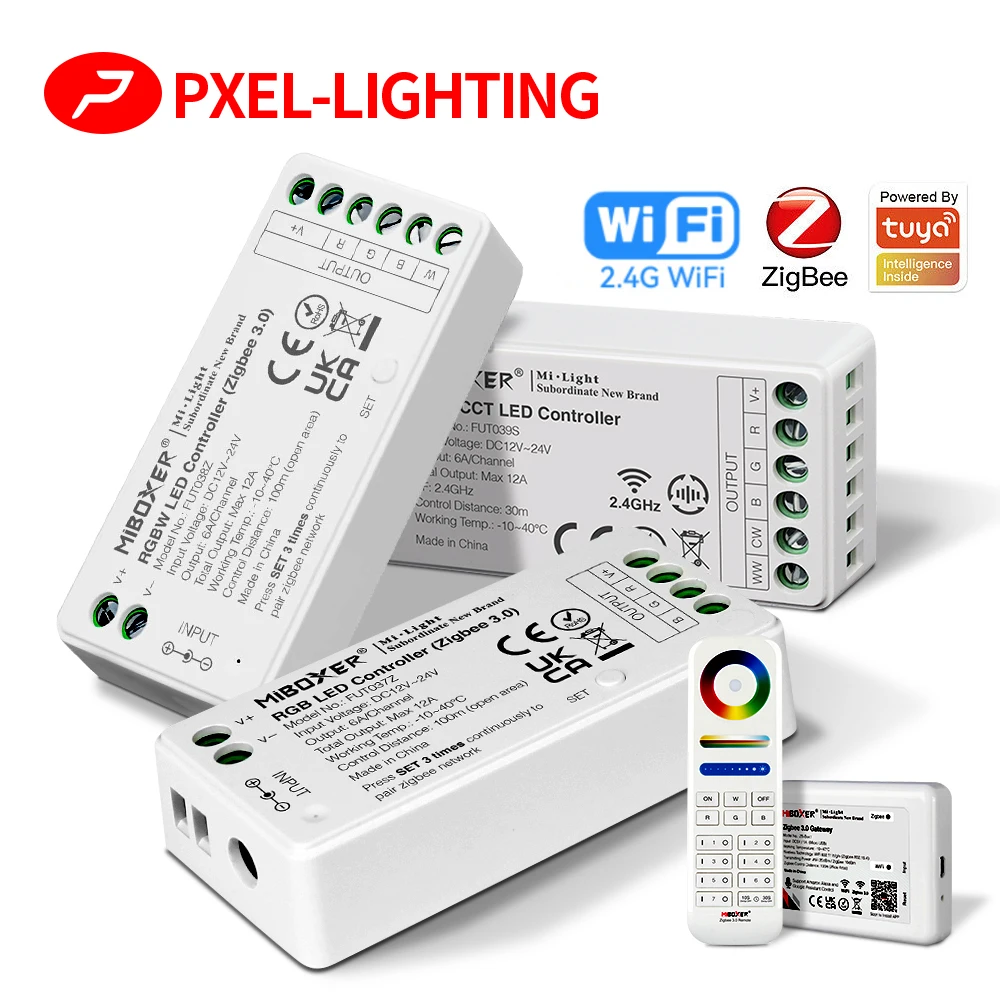 

Контроллер ZIGBEE для смартфона, 2,4G, CCT/Single Color/RGB/RGBW/RGB + CCT