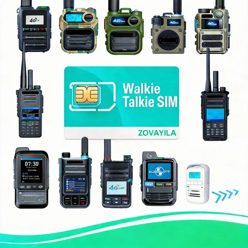 Фото SIM-карта для рации BQ-889, без контракта, Cat4 LTE, 3-в-1 SIM, 300 МБ/30 дней для глобальных радиостанций ZELLO, ZOVAGOLO OCEANIA №2